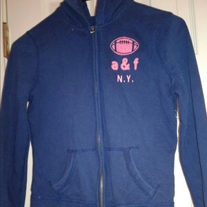 Super cute navy blue Abercrombie jacket